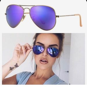 Purple ray an aviators